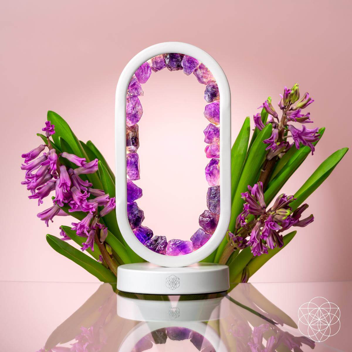 Portal to Peace | Amethyst Crystal Lamp with Remote