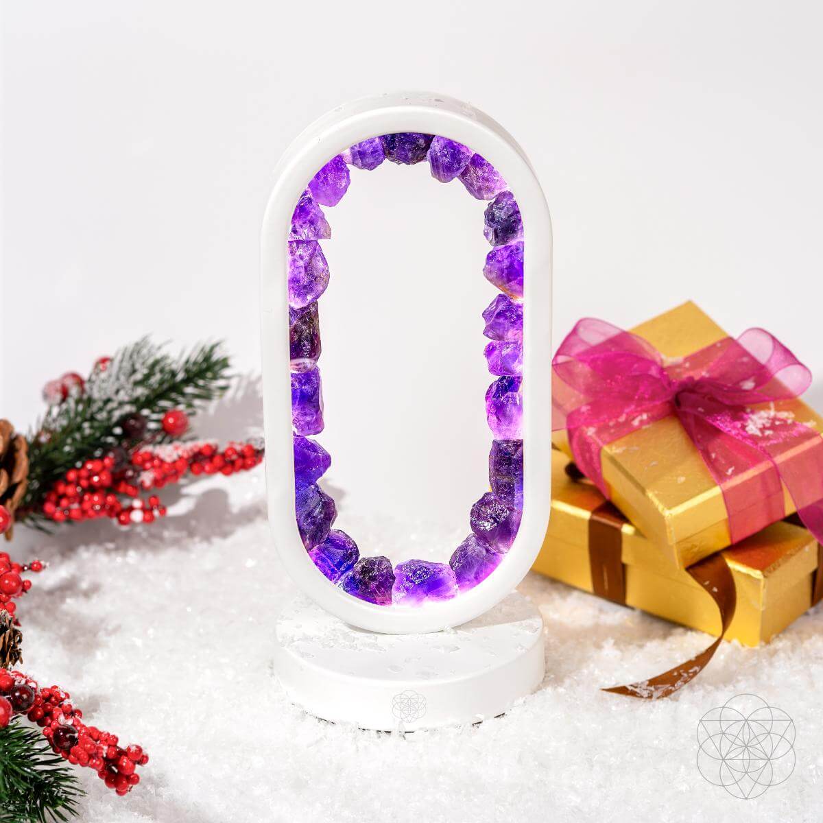 Portal to Peace | Amethyst Crystal Lamp with Remote