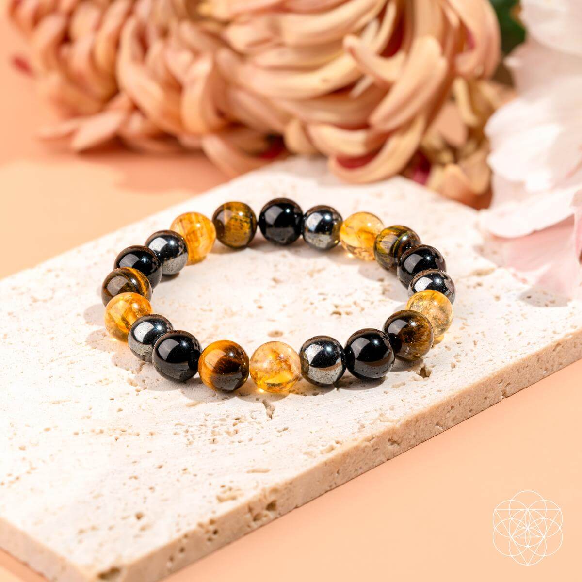Sacred Crystal Bracelet Trio | Tiger’s Eye, Orca Agate & Citrine