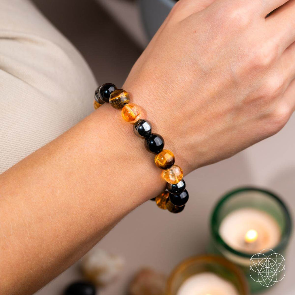 Sacred Crystal Bracelet Trio | Tiger’s Eye, Orca Agate & Citrine