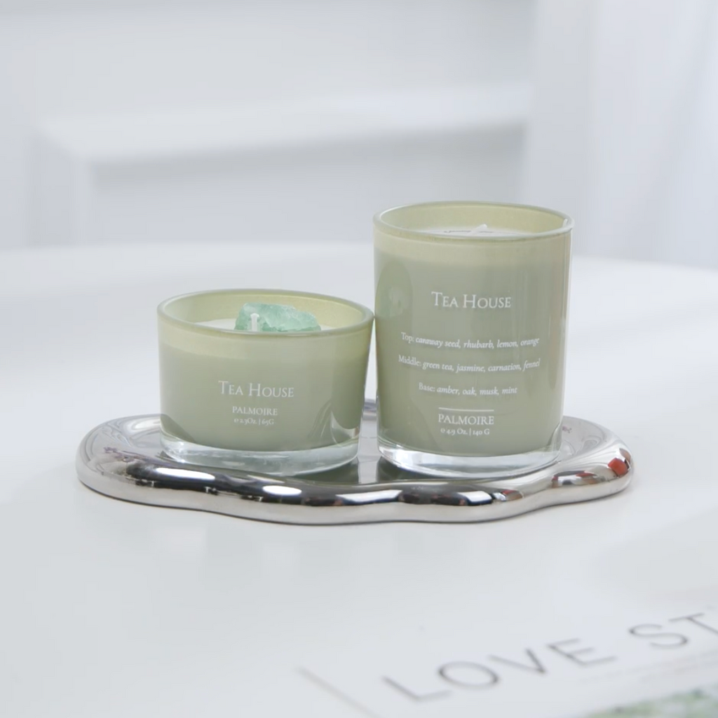 Tea House Candle Duo | Green Tea, Citrus & Amber