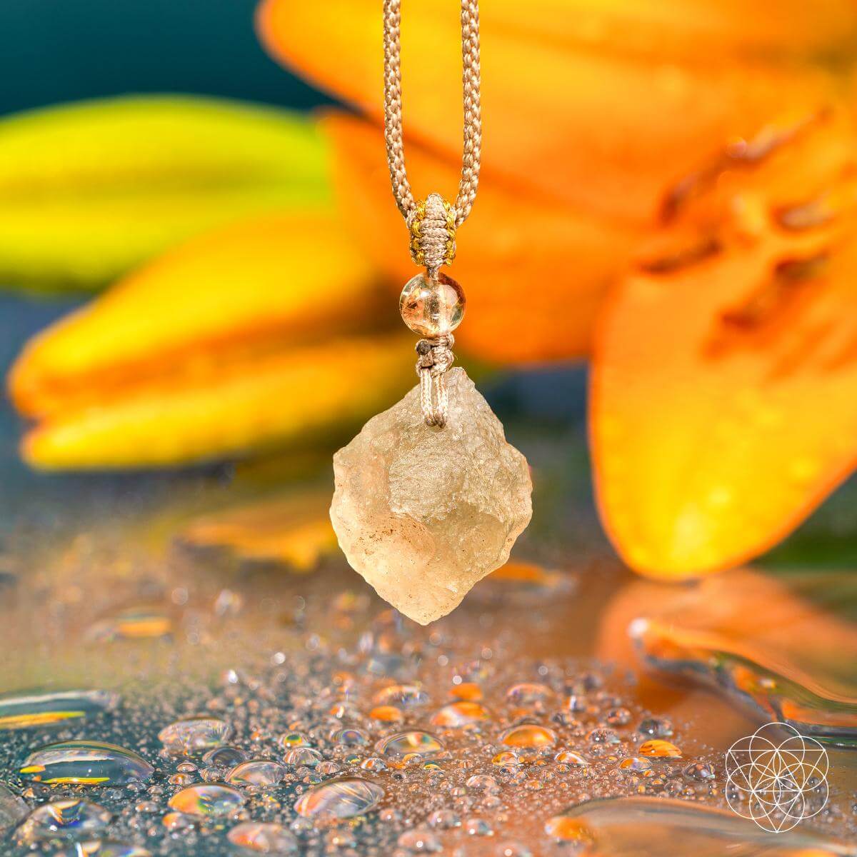 The Destiny Relic | Libyan Desert Glass Pendant Necklace