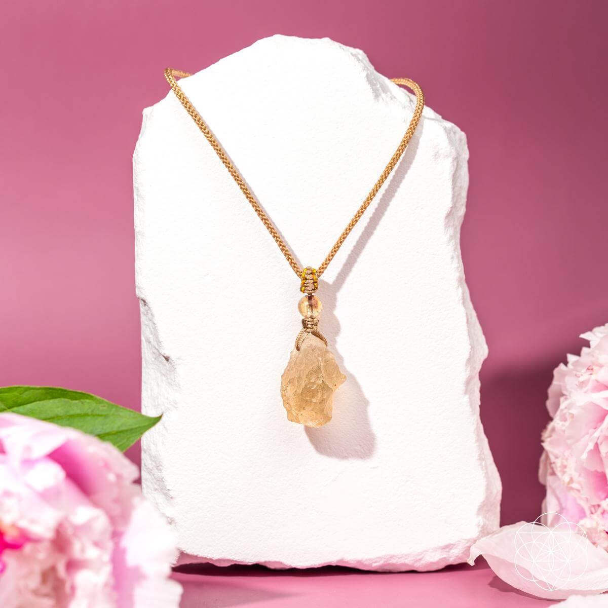 The Destiny Relic | Libyan Desert Glass Pendant Necklace